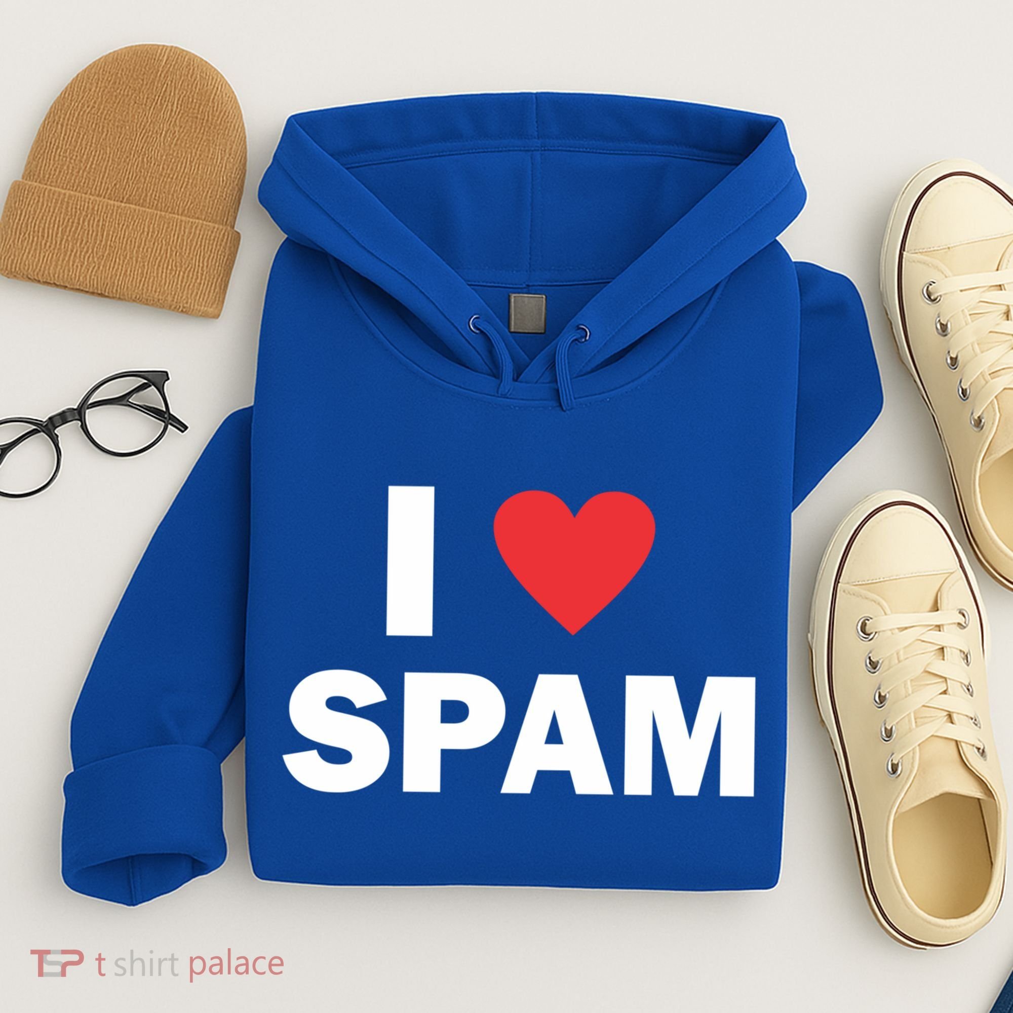 Spam Collection I Love Spam Gift Black Small Hoodie