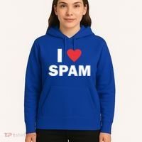 Spam Collection I Love Spam Gift Black Small Hoodie thumb 5