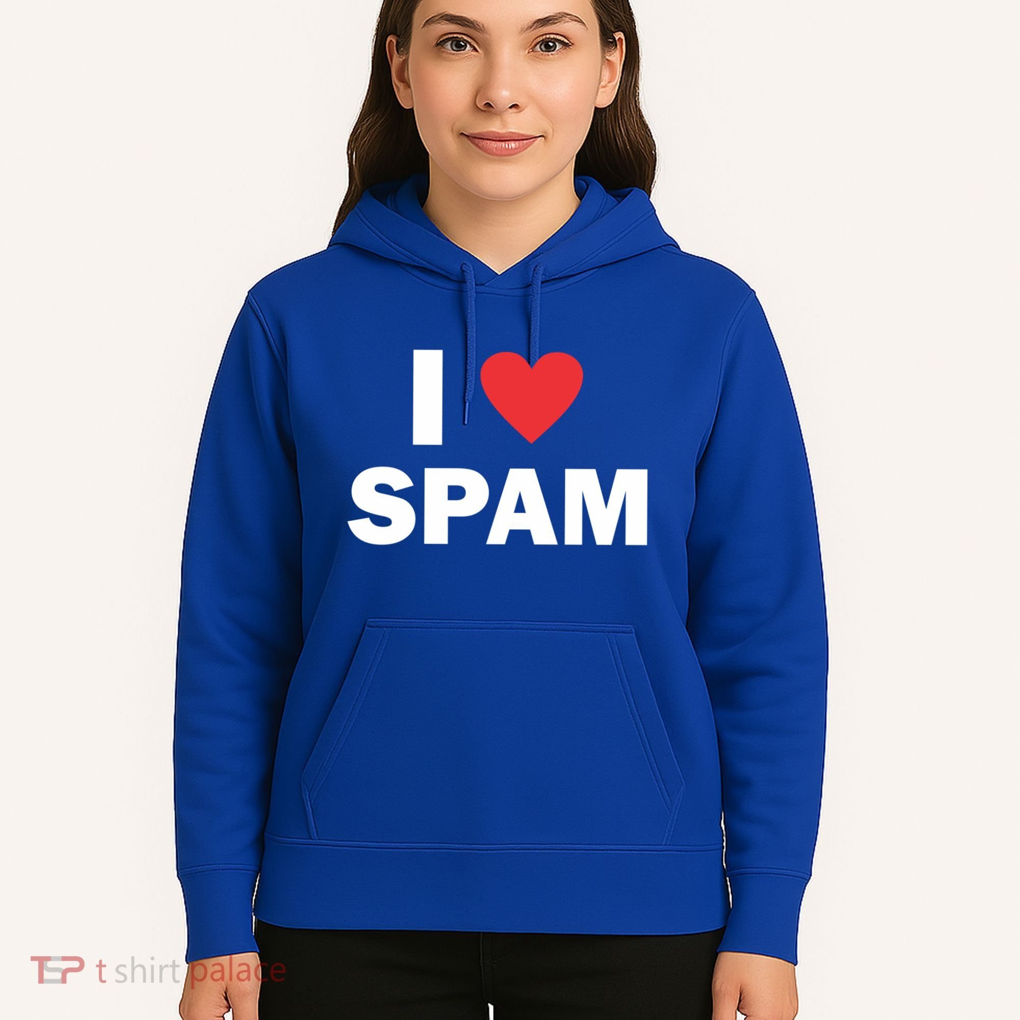Spam Collection I Love Spam Gift Black Small Hoodie