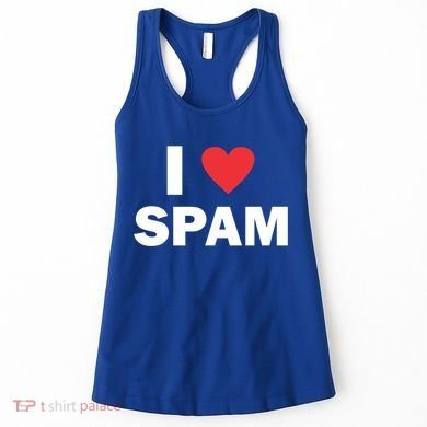Spam Collection I Love Spam Gift Black Small Women's Tank Top