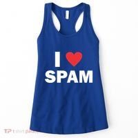 Spam Collection I Love Spam Gift Black Small Women's Tank Top thumb 0