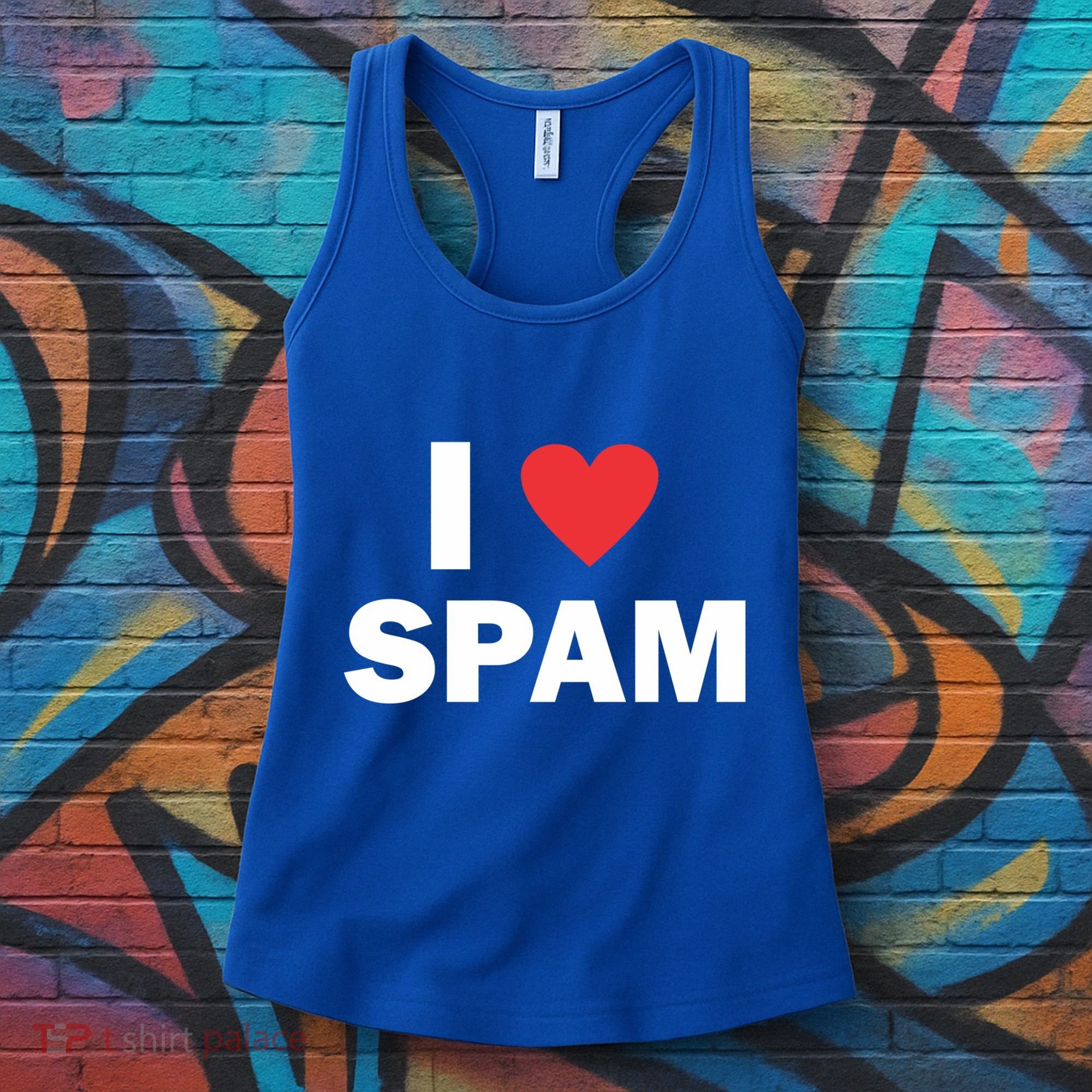Spam Collection I Love Spam Gift Black Small Women's Tank Top