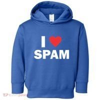 Spam Collection I Love Spam Gift Black Small Toddler Hoodie thumb 0