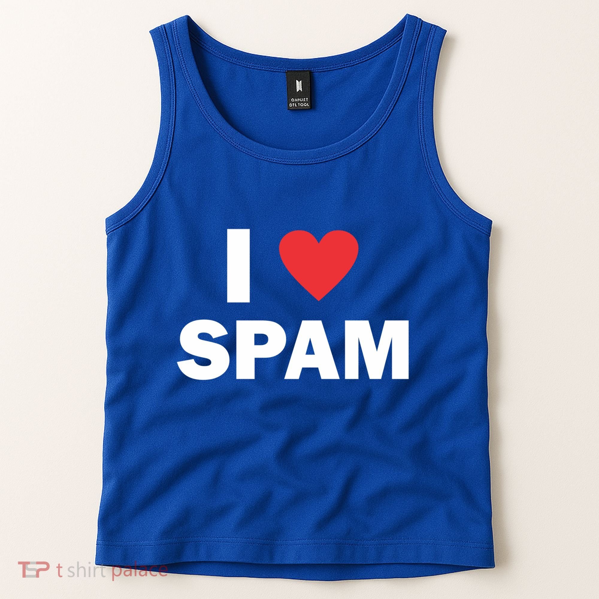 Spam Collection I Love Spam Gift Black Small Tank Top