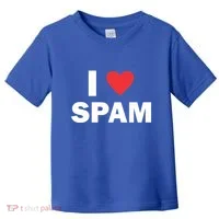 Spam Collection I Love Spam Gift Black Small Toddler T-Shirt thumb 0