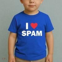 Spam Collection I Love Spam Gift Black Small Toddler T-Shirt thumb 2