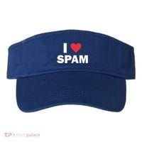 Spam Collection I Love Spam Gift Black Small Visor thumb 0