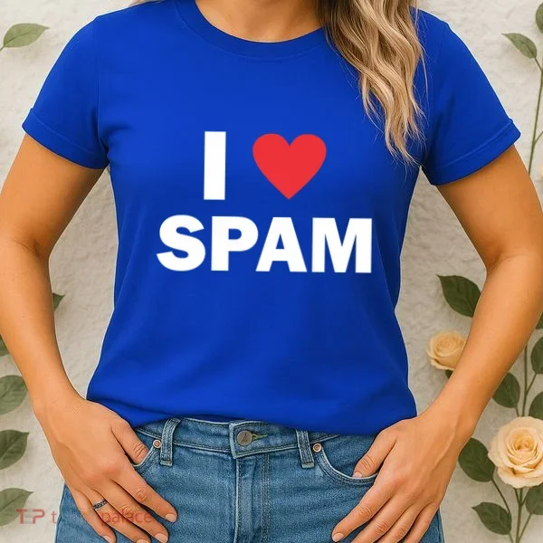 Spam Collection I Love Spam Gift Black Small Women's T-Shirt