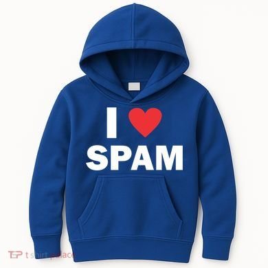 Spam Collection I Love Spam Gift Black Small Kids Hoodie
