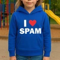 Spam Collection I Love Spam Gift Black Small Kids Hoodie thumb 3