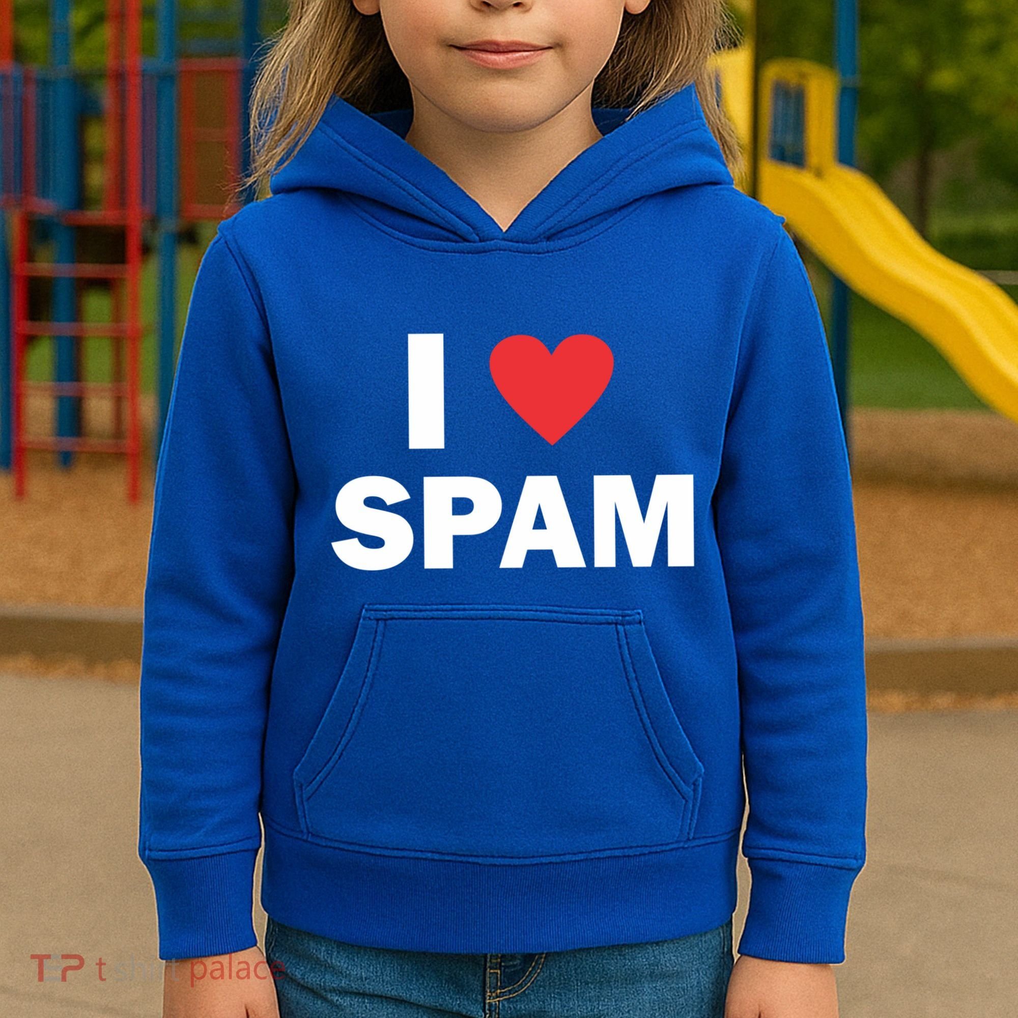 Spam Collection I Love Spam Gift Black Small Kids Hoodie