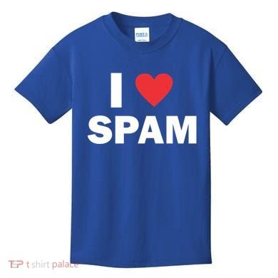 Spam Collection I Love Spam Gift Black Small Kids T-Shirt