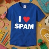 Spam Collection I Love Spam Gift Black Small Kids T-Shirt thumb 3