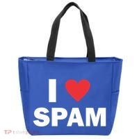 Spam Collection I Love Spam Gift Black Small Tote Bag thumb 0