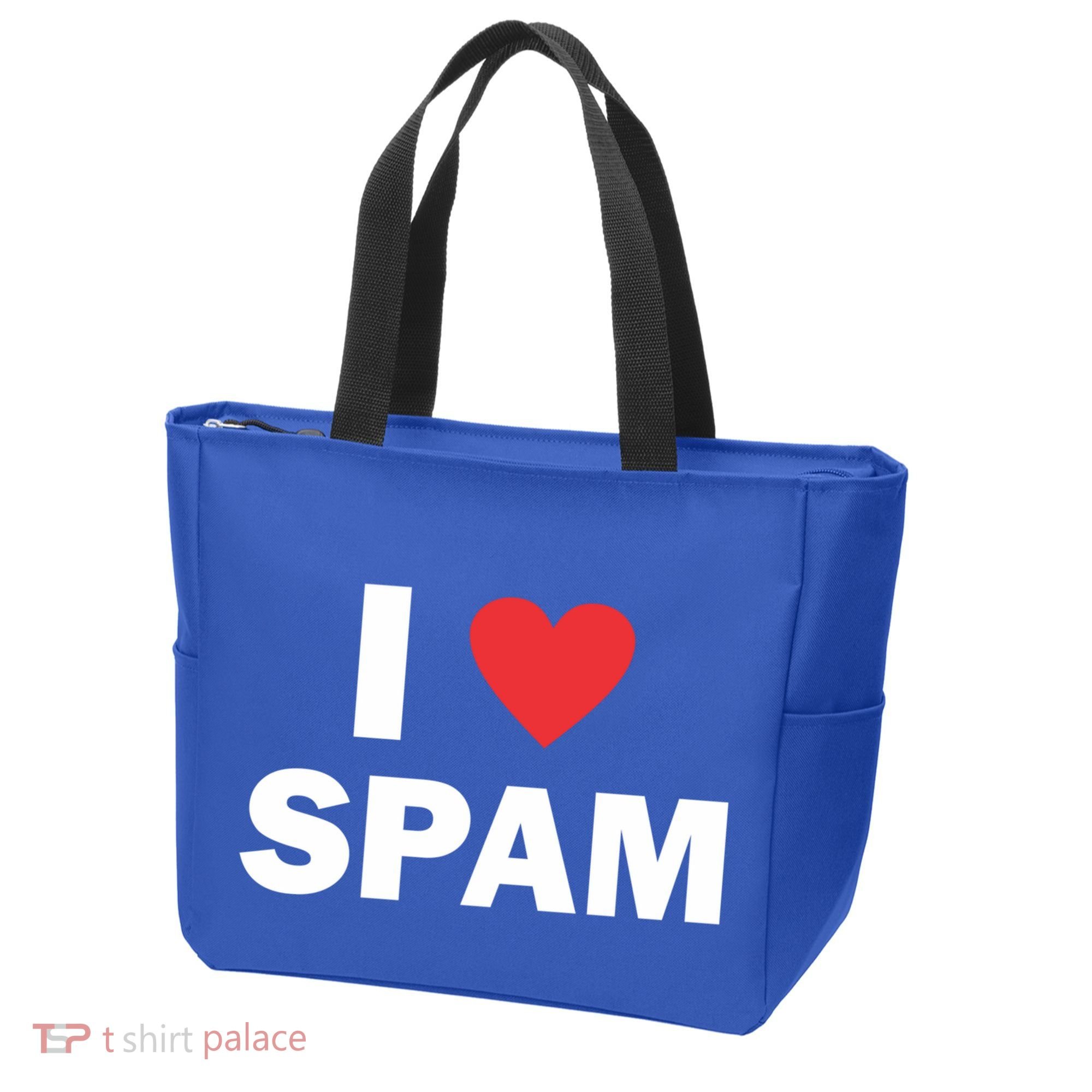 Spam Collection I Love Spam Gift Black Small Tote Bag
