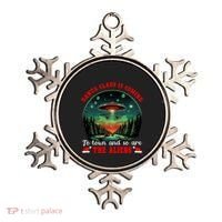Santa Claus Is Coming To Town And So Are The Aliens Gift Ornament thumb 0