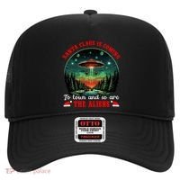 Santa Claus Is Coming To Town And So Are The Aliens Gift Hat thumb 0