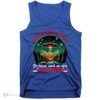 Santa Claus Is Coming To Town And So Are The Aliens Gift Tank Top thumb 0