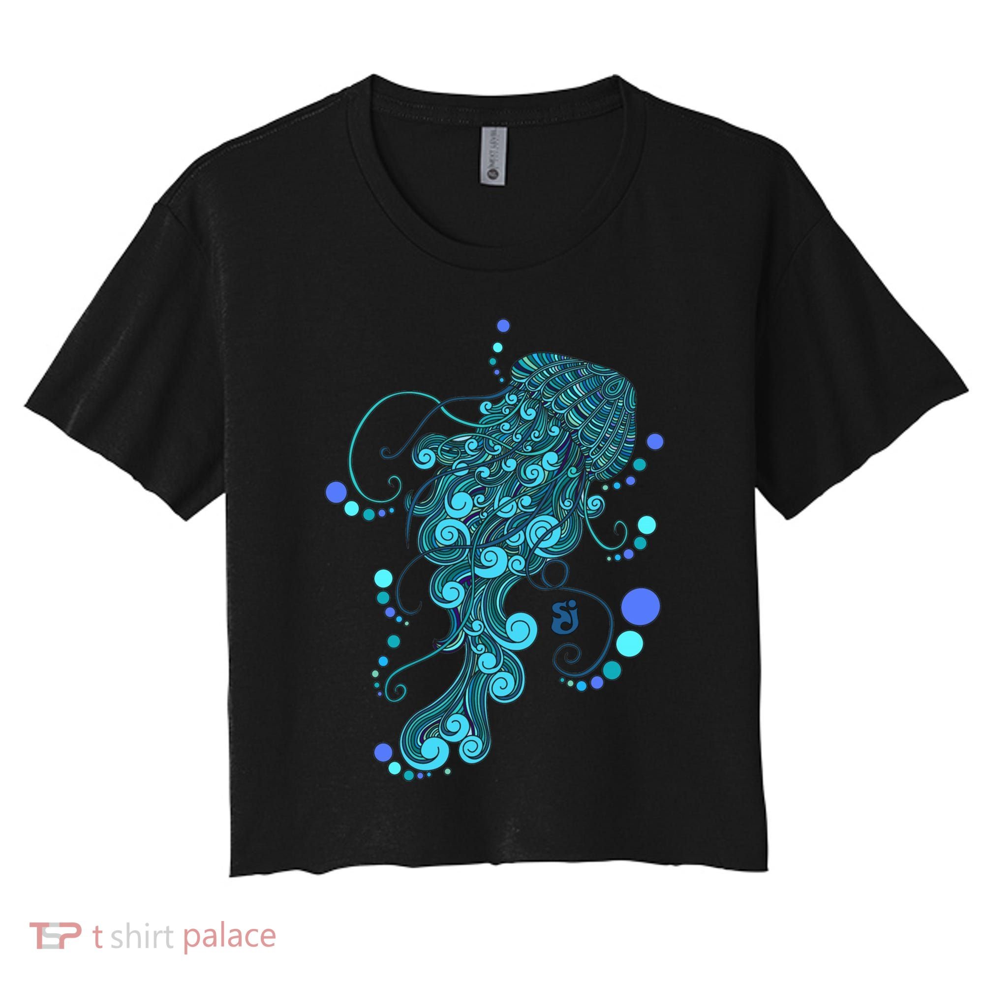 String Cheese Incident Jelly Fish Women's Crop Top Tee