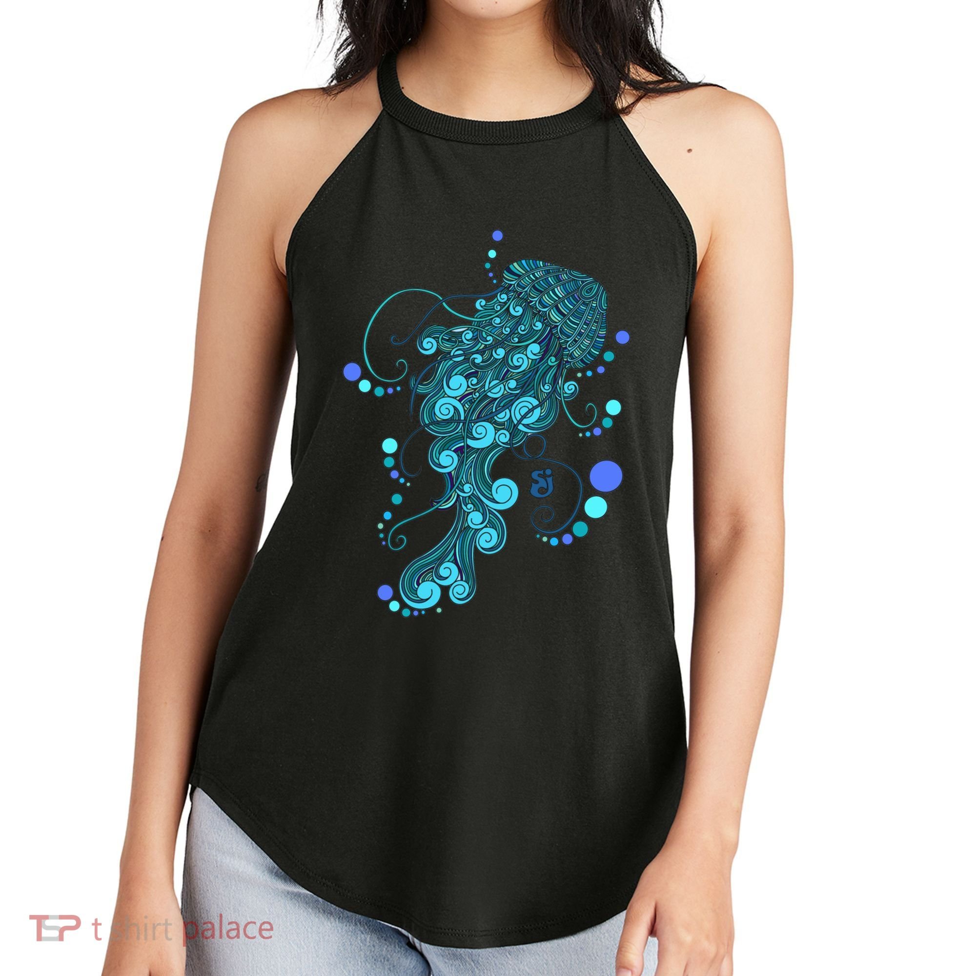 String Cheese Incident Jelly Fish Women's Perfect Tri Rocker Tank