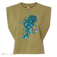 String Cheese Incident Jelly Fish Garment-Dyed Women's Muscle Tee thumb 0