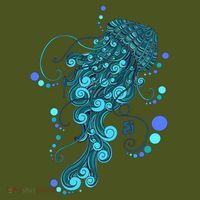 String Cheese Incident Jelly Fish The Baniff Cuffed Pom Beanie thumb 2