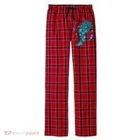 String Cheese Incident Jelly Fish Men's Flannel Plaid Pajama Pants thumb 0