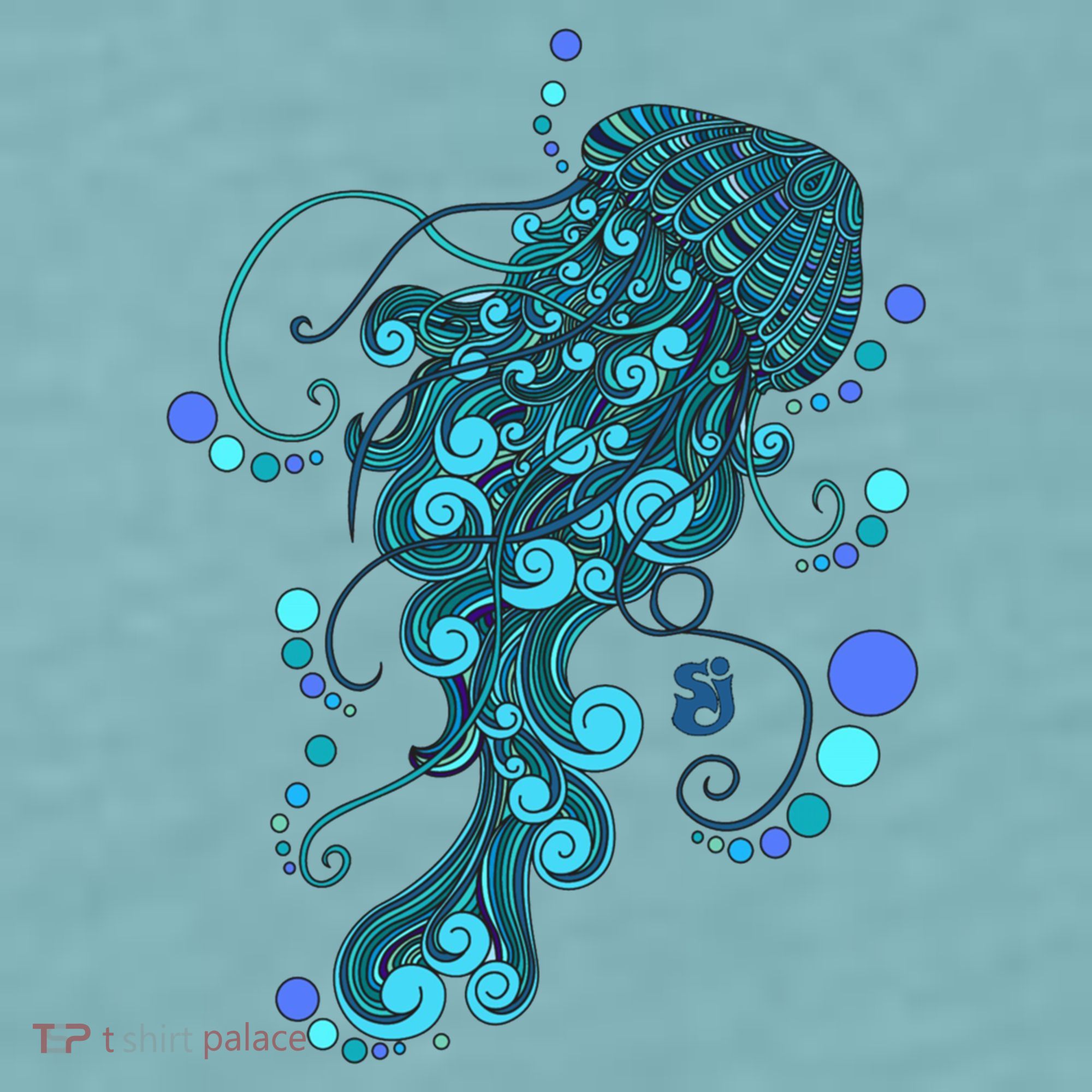 String Cheese Incident Jelly Fish Sueded Cloud Jersey T-Shirt