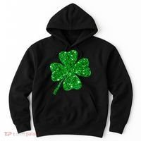 Sparkle Clover Irish Shirt For St Patricks &Amp; Pattys Day Hoodie thumb 0