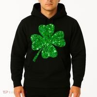 Sparkle Clover Irish Shirt For St Patricks &Amp; Pattys Day Hoodie thumb 2