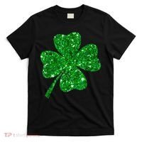 Sparkle Clover Irish Shirt For St Patricks &Amp; Pattys Day T-Shirt thumb 0