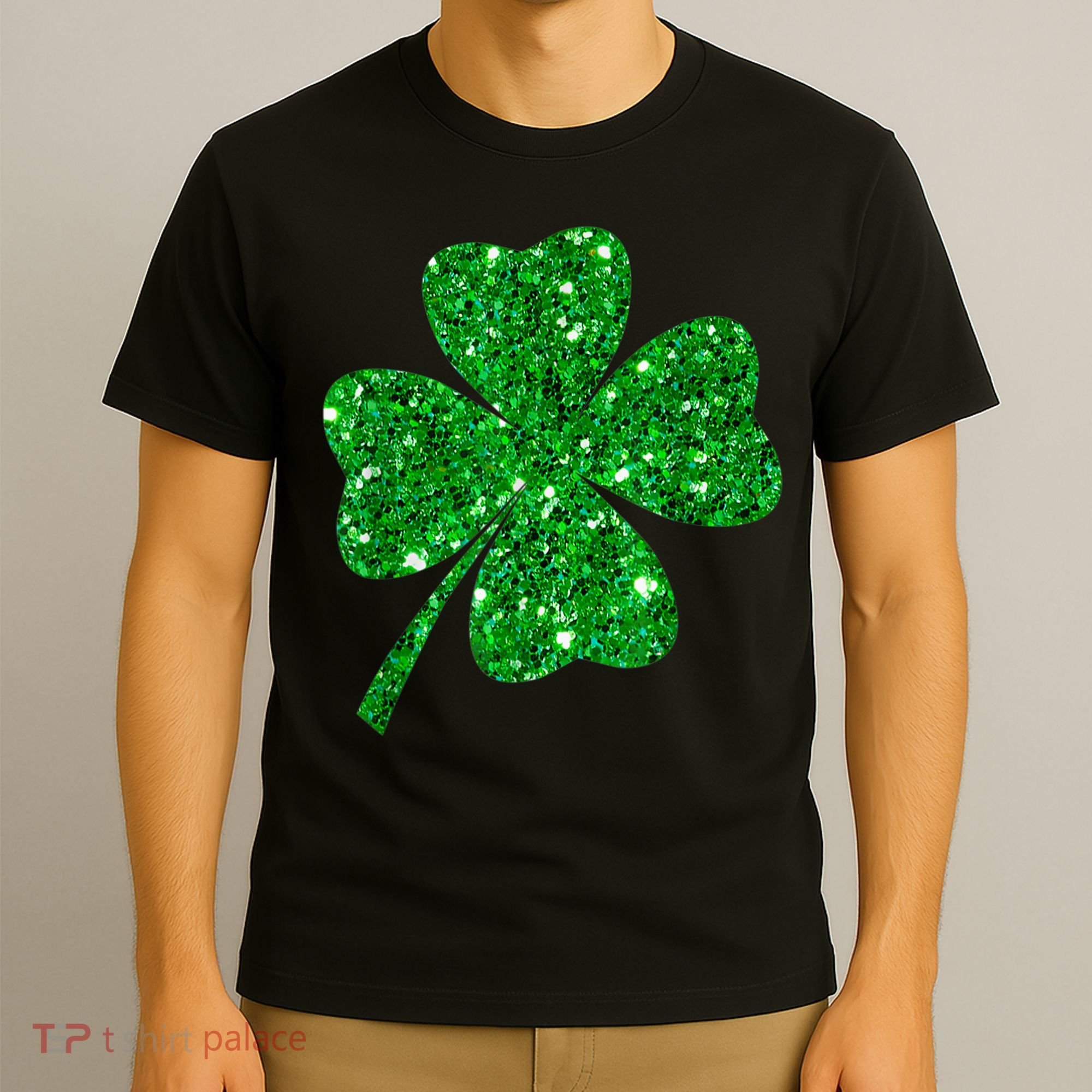 Sparkle Clover Irish Shirt For St Patricks &Amp; Pattys Day T-Shirt