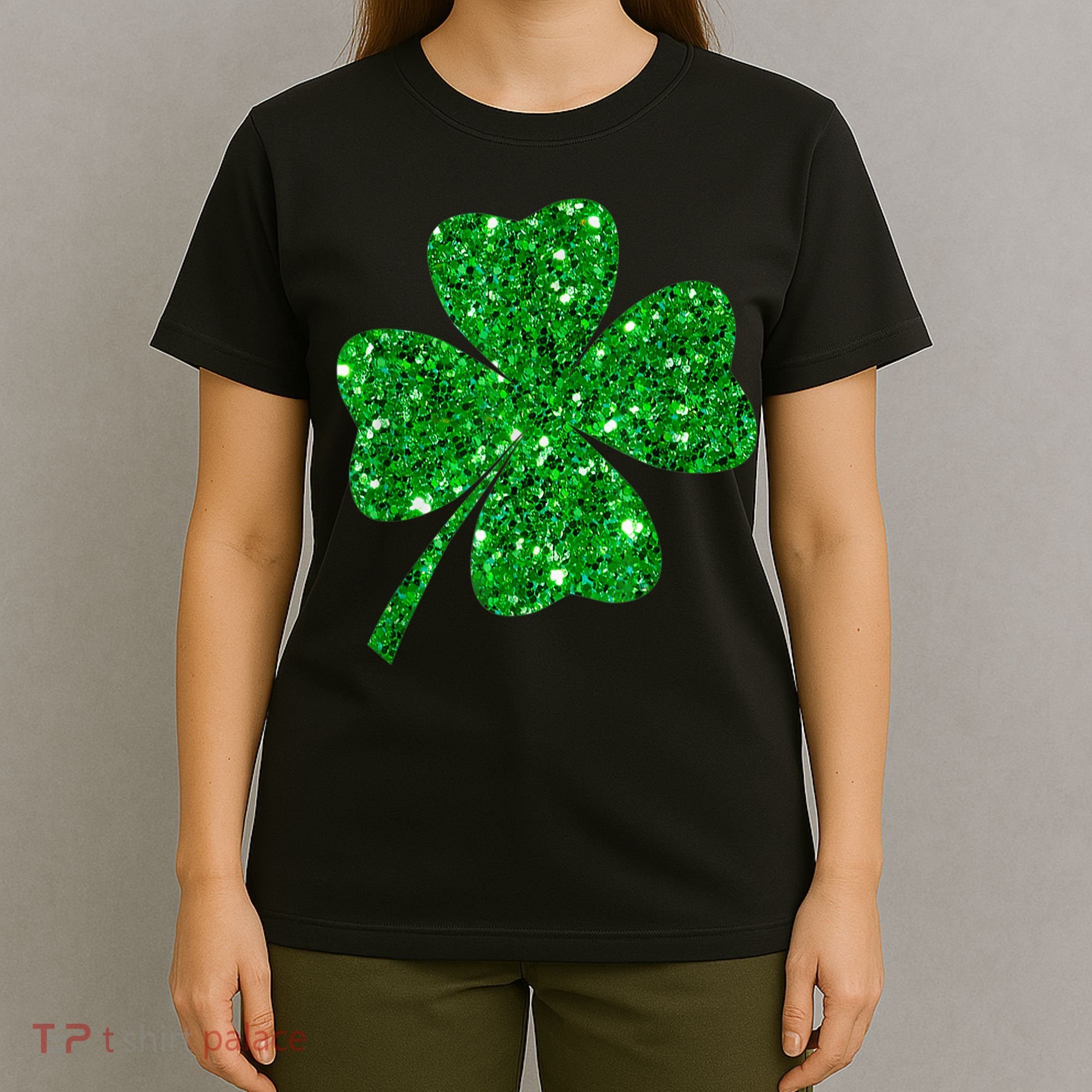 Sparkle Clover Irish Shirt For St Patricks &Amp; Pattys Day T-Shirt