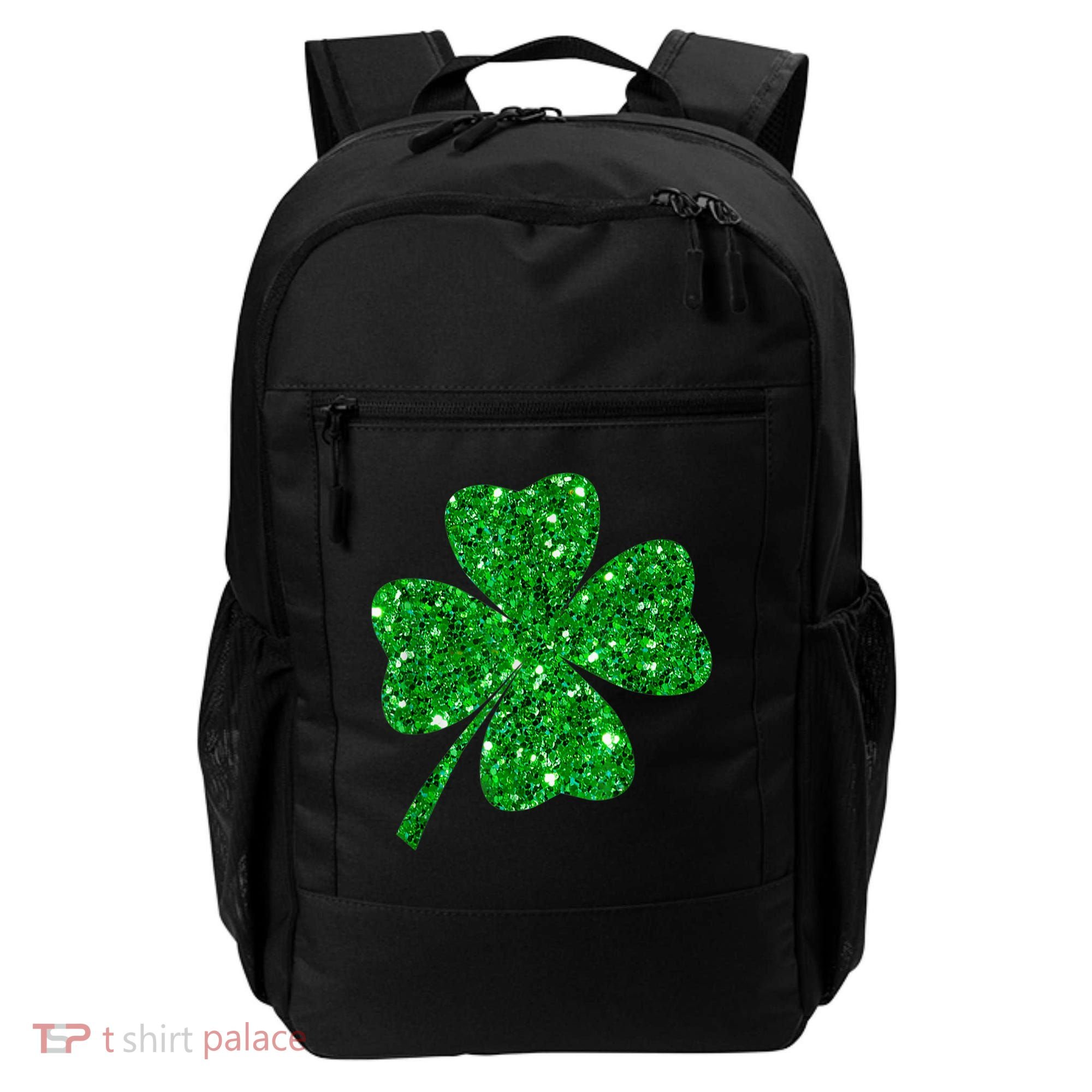 Sparkle Clover Irish Shirt For St Patricks &Amp; Pattys Day Backpack