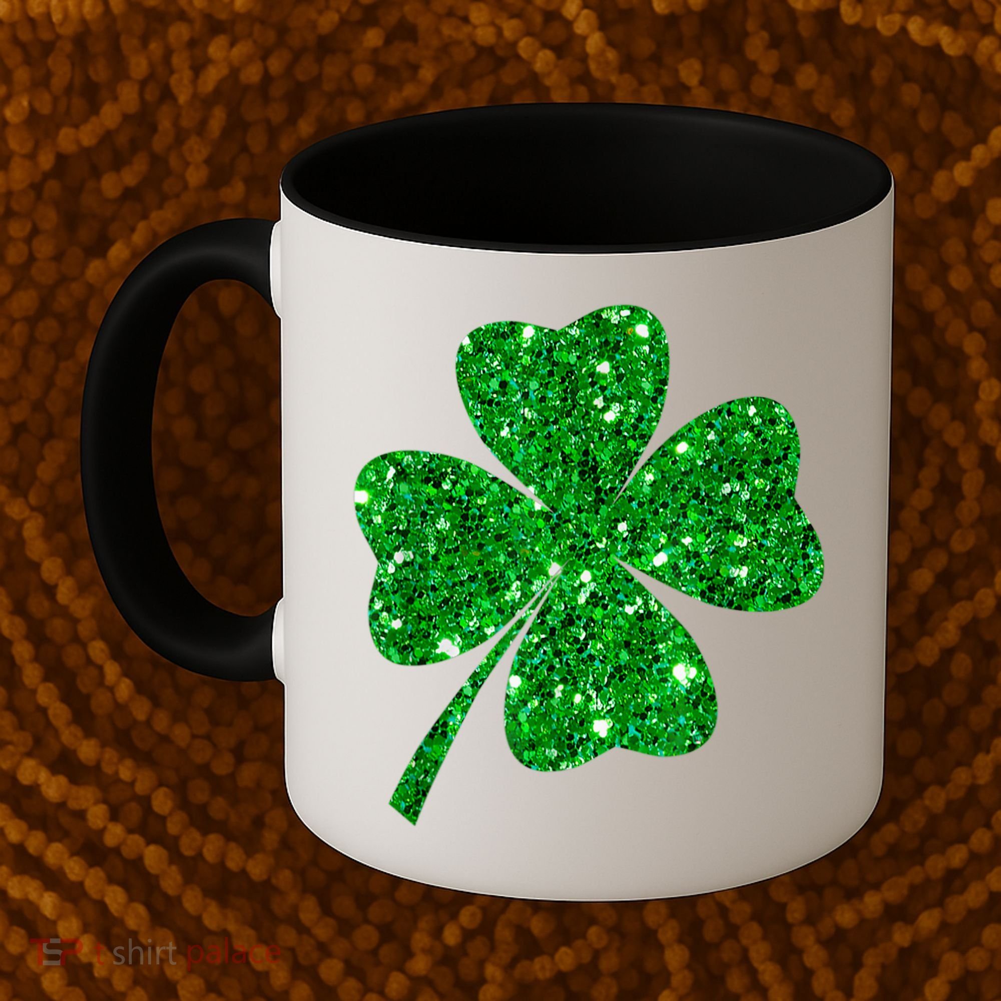 Sparkle Clover Irish Shirt For St Patricks &Amp; Pattys Day Coffee Mug