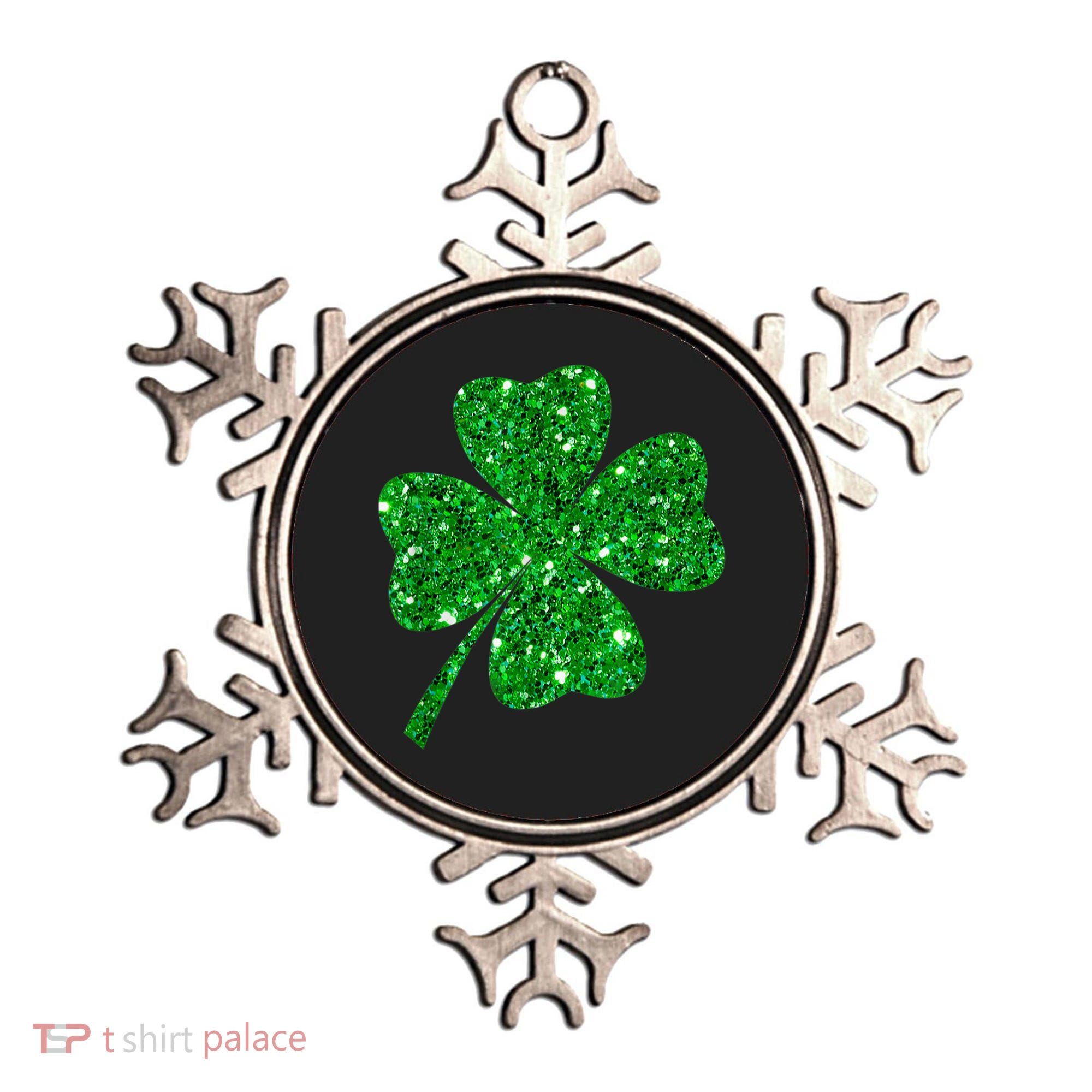 Sparkle Clover Irish Shirt For St Patricks &Amp; Pattys Day Ornament