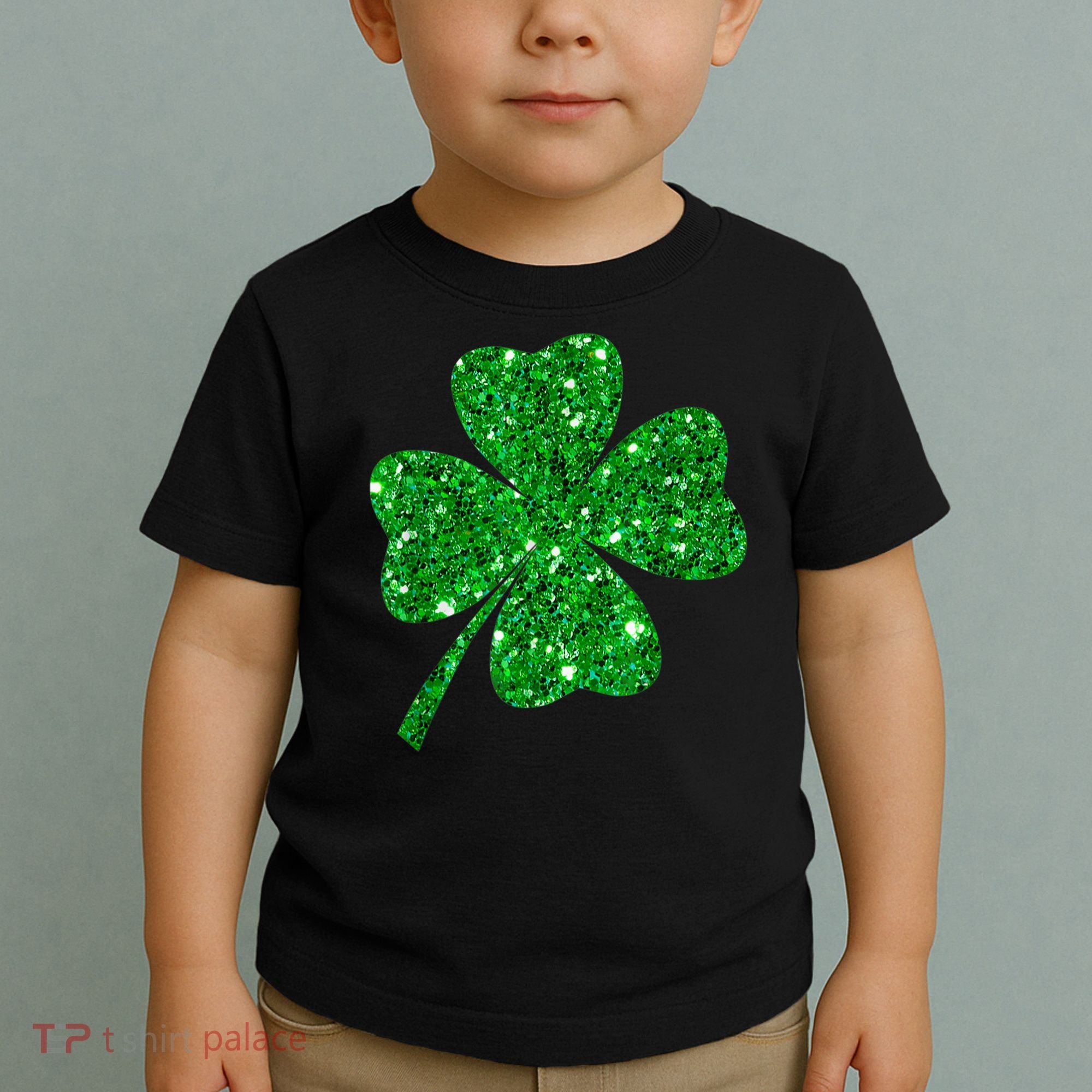 Sparkle Clover Irish Shirt For St Patricks &Amp; Pattys Day Toddler T-Shirt
