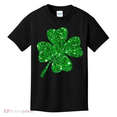 Sparkle Clover Irish Shirt For St Patricks &Amp; Pattys Day Kids T-Shirt