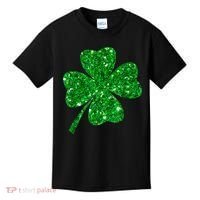 Sparkle Clover Irish Shirt For St Patricks &Amp; Pattys Day Kids T-Shirt thumb 0