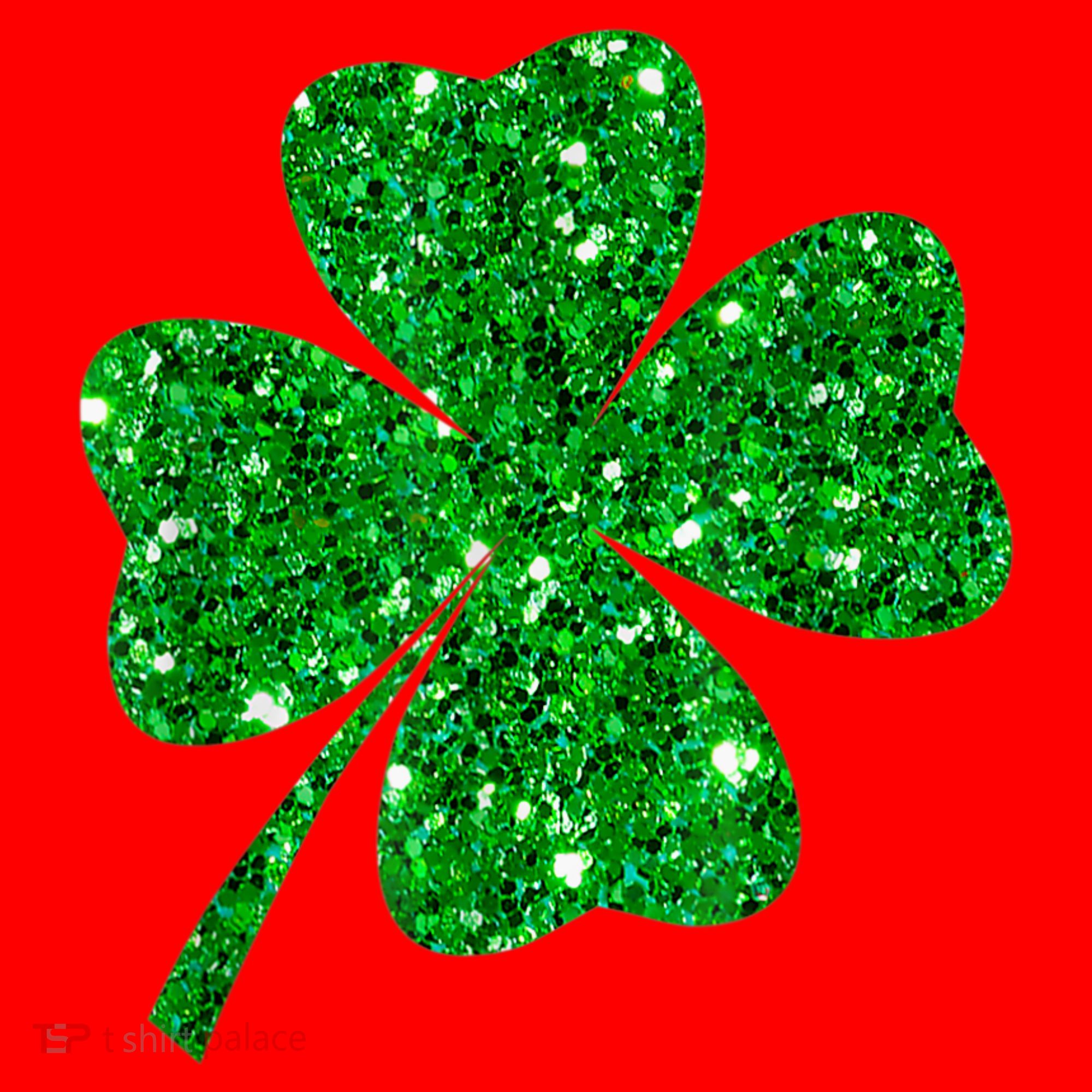 Sparkle Clover Irish Shirt For St Patricks &Amp; Pattys Day Santa Hat