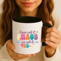Some Call It Chaos We Call It Pre K Coffee Mug thumb 3