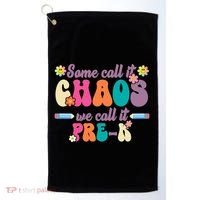 Some Call It Chaos We Call It Pre K Golf Towel thumb 0