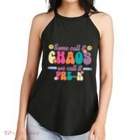 Some Call It Chaos We Call It Pre K Women's Perfect Tri Rocker Tank thumb 2