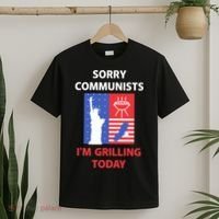 Sorry Communists IM Grilling Today T-Shirt thumb 2