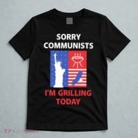 Sorry Communists IM Grilling Today T-Shirt thumb 5