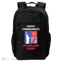 Sorry Communists IM Grilling Today Backpack thumb 0