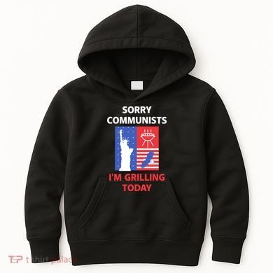 Sorry Communists IM Grilling Today Kids Hoodie