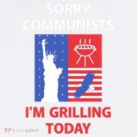 Sorry Communists IM Grilling Today Comfort Colors Garment-Dyed Hooded Sweatshirt thumb 2