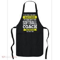 Softball Coach If At First You Dont Succeed Funny Apron thumb 0