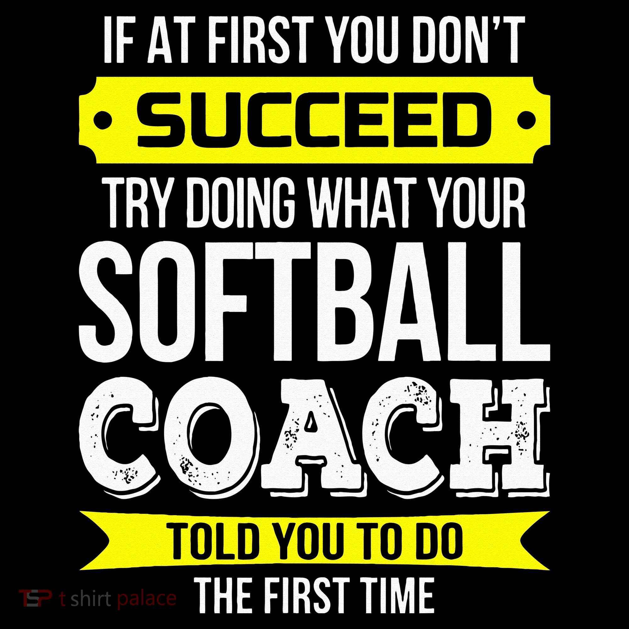 Softball Coach If At First You Dont Succeed Funny Sweatshirt